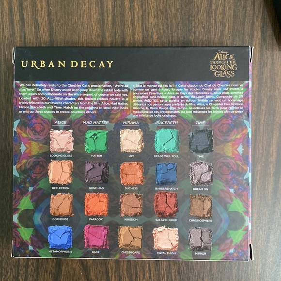 Alice Through the Looking Glass Eyeshadow Palette NEW Urban Decay - Picture 6 of 6